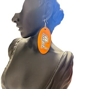 2.5- Inch Rebel With A Cause Statement Earrings